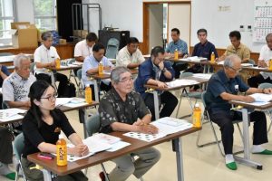 4議案を審議し原案通り承認した通常総会＝2日、宮古森林組合