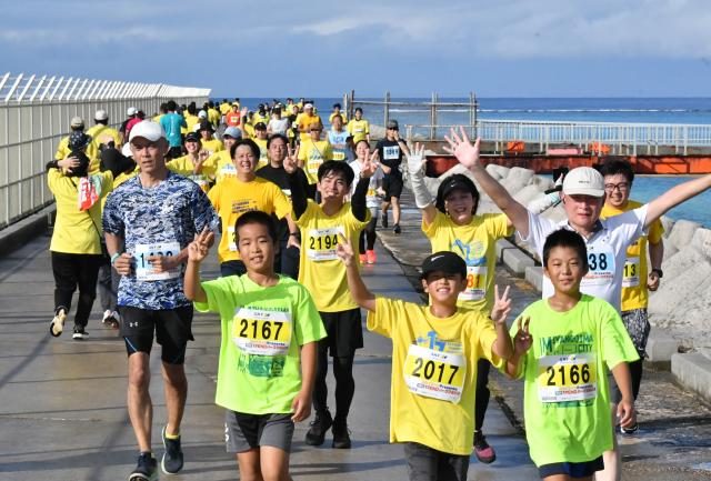 ３コース１３８０人が完走／17ＥＮＤハーフマラソン