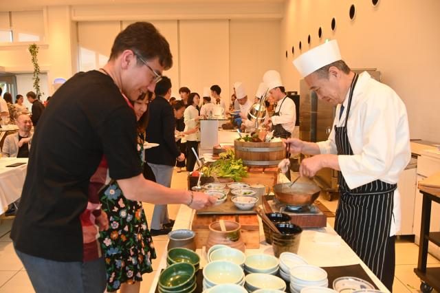 豪華料理をビュッフェで