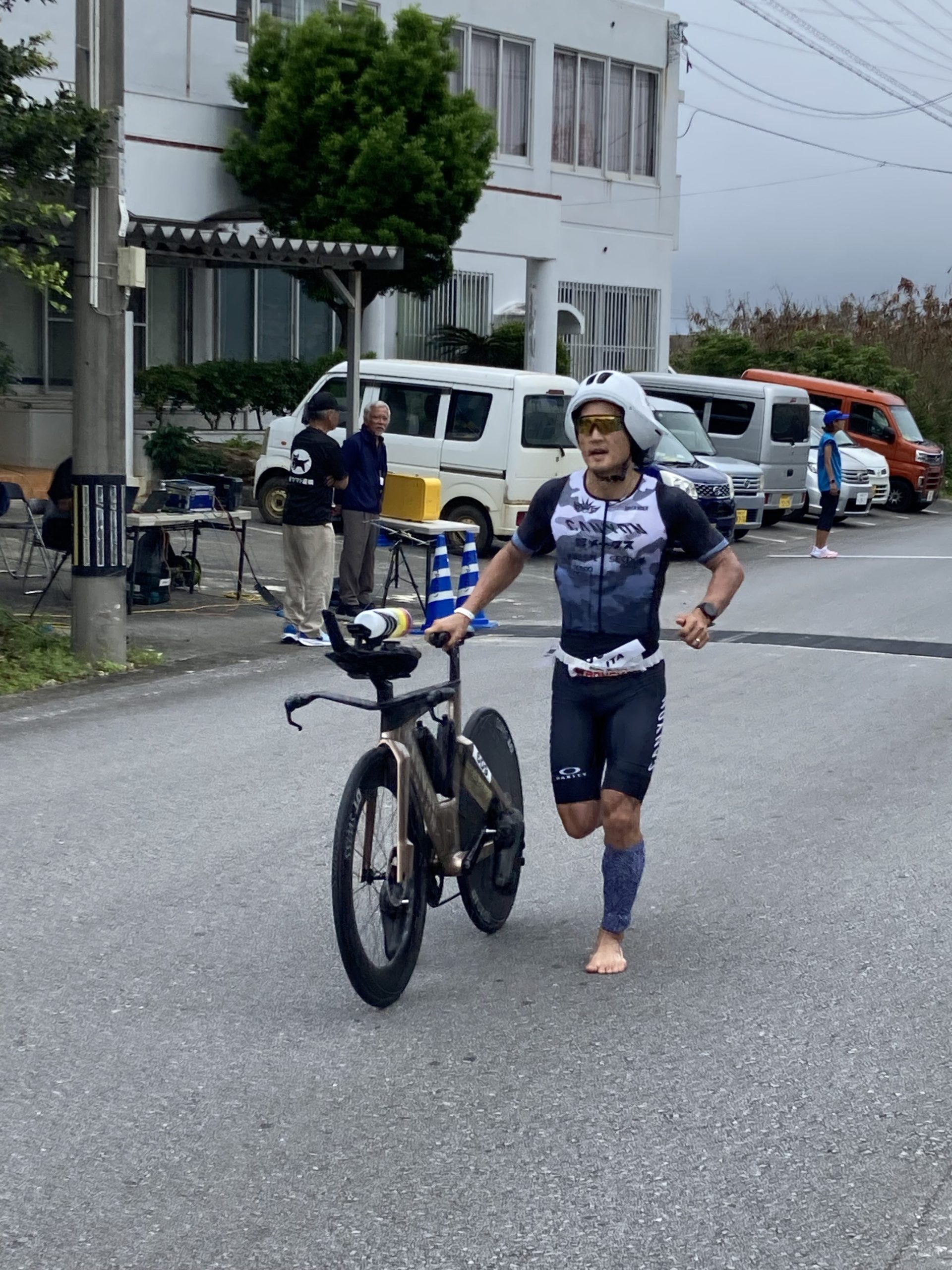 トライアスロン宮古島大会バイクフィニッシュ