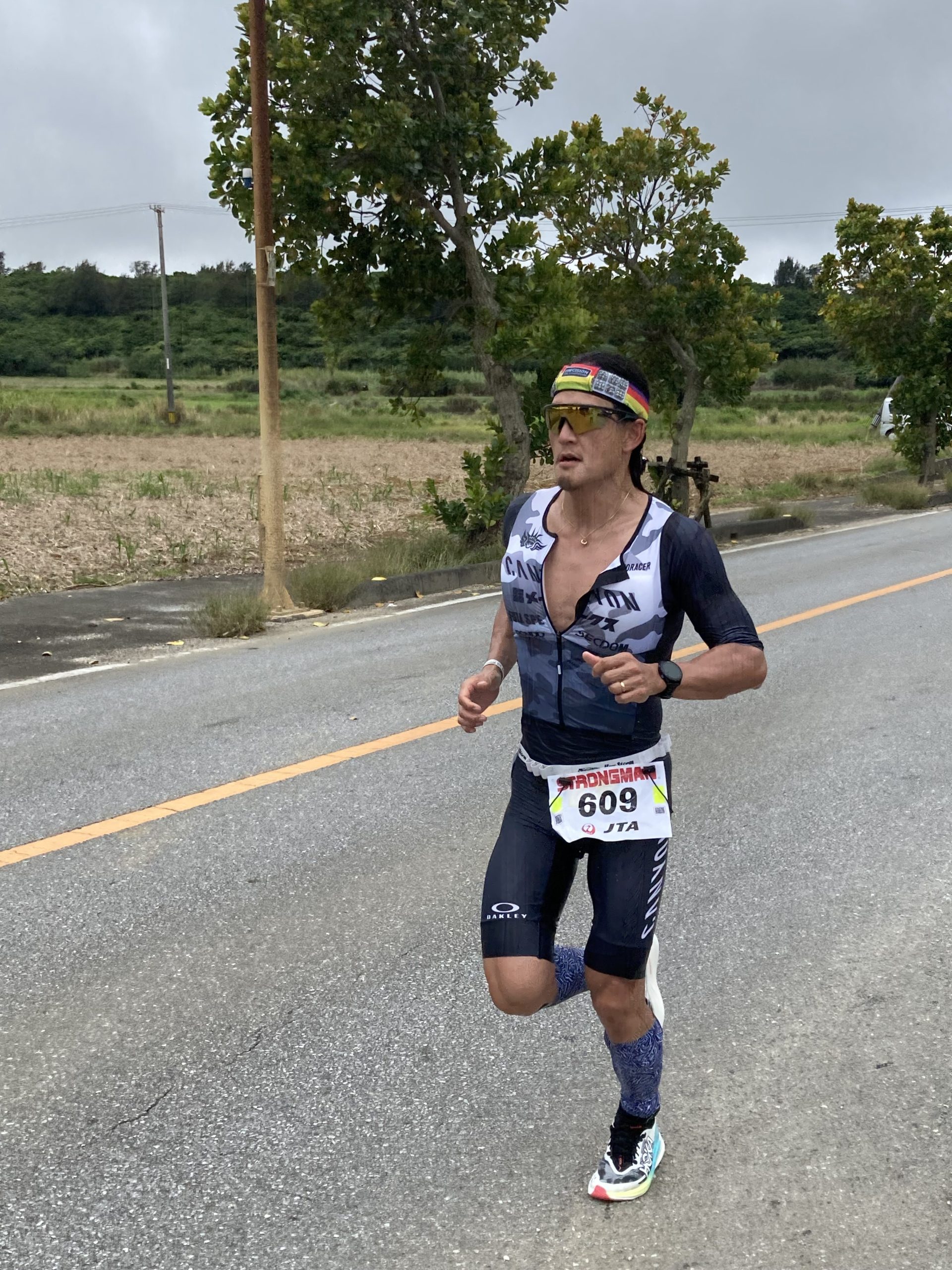 トライアスロン宮古島大会ラン10キロ地点